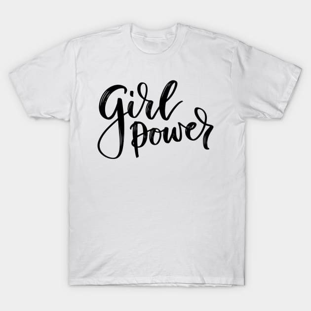 Girls Have the Power to Change the World T-Shirt by Alihassan-Art